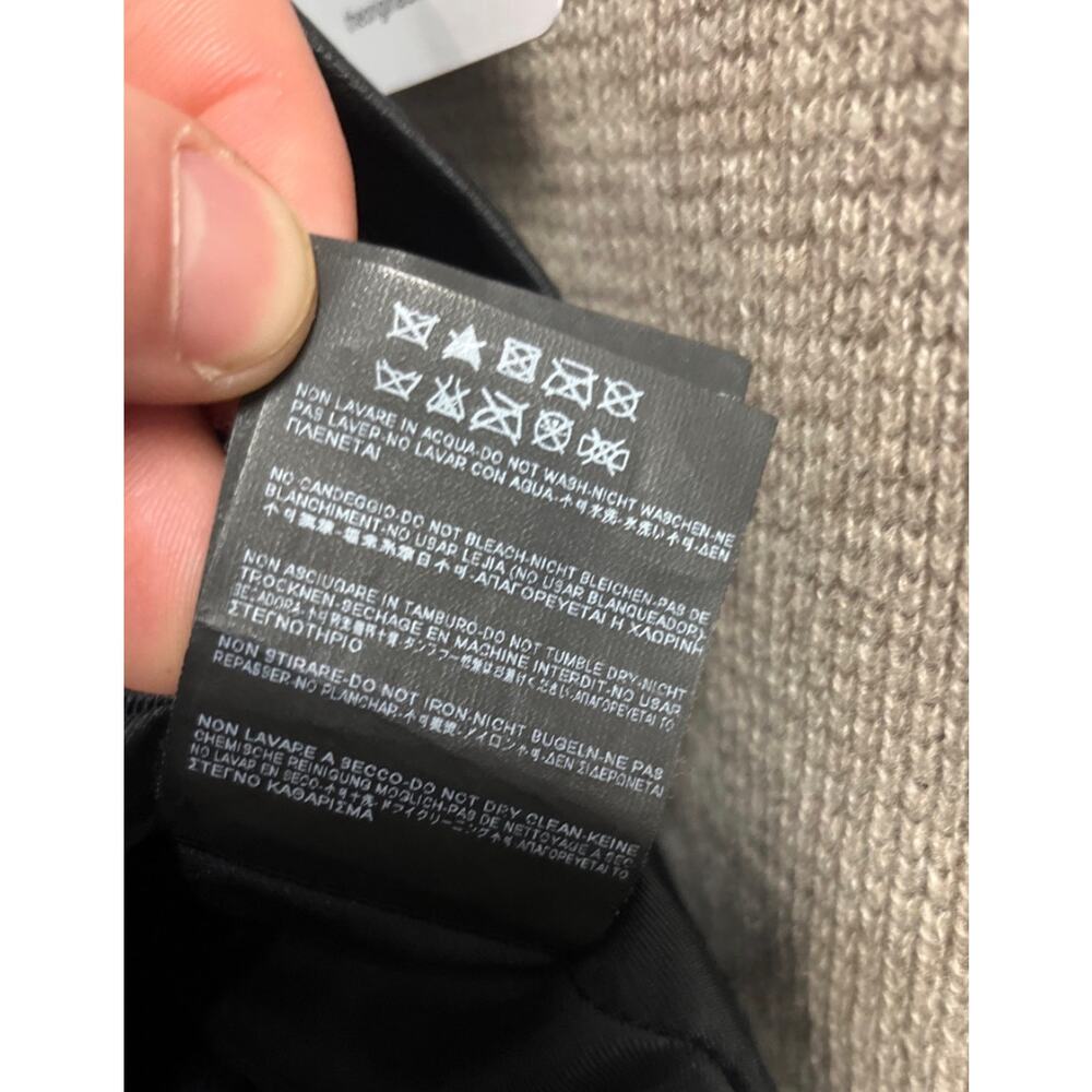 NWOT Saint Laurent Black Leather Skirt Sz.38/M - Picture 7 of 7
